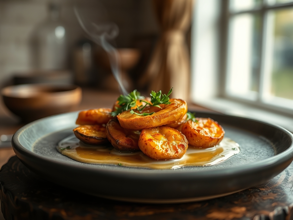 Berenjenas fritas con miel