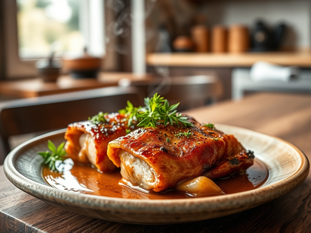 Costillas de cordero al horno