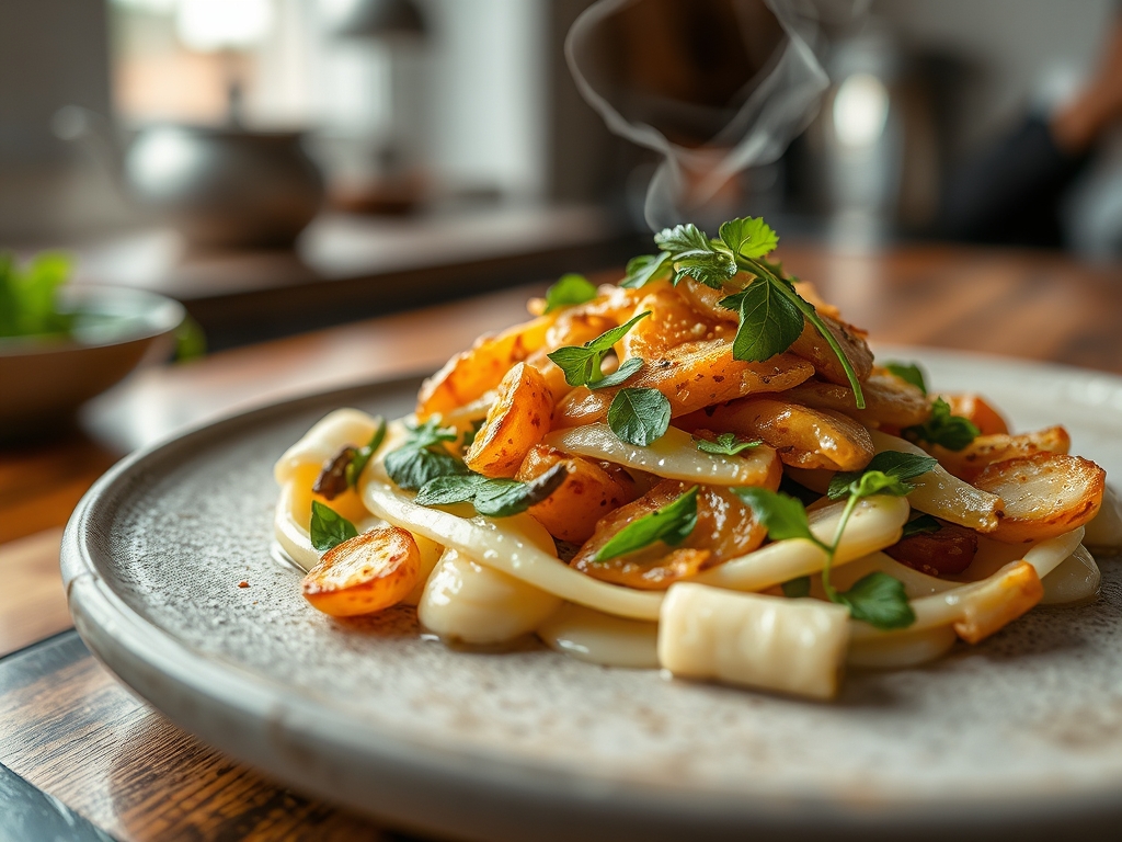 Ensalada de espinacas y pera
