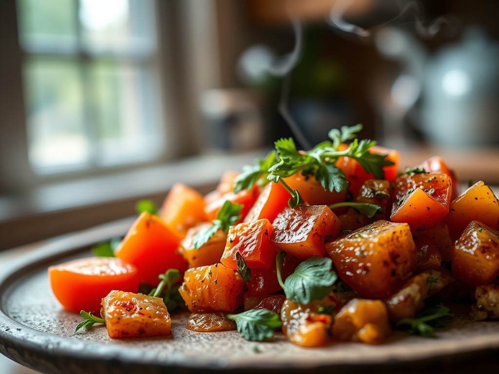 Ensalada de tomates antiguos