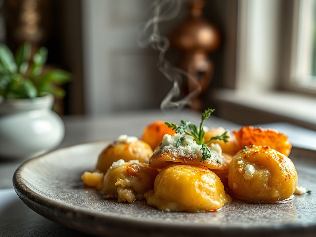 Gnocchis al gorgonzola