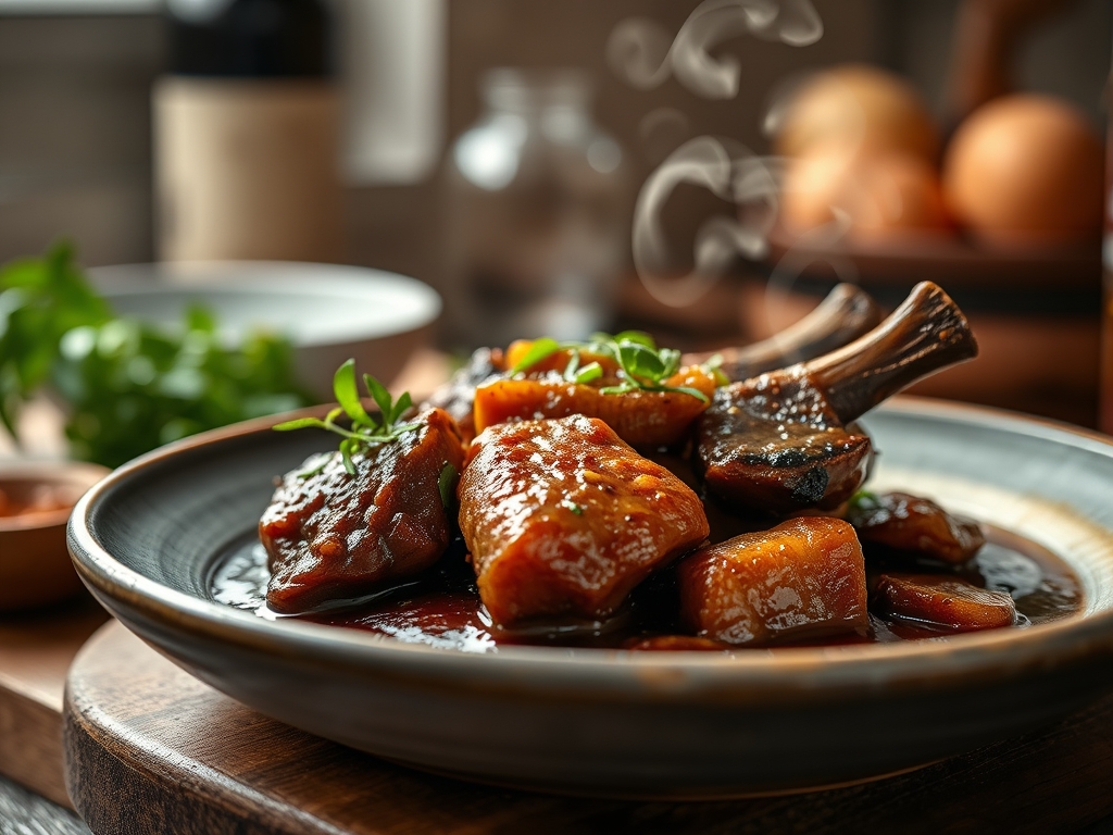 Ossobuco al vino tinto