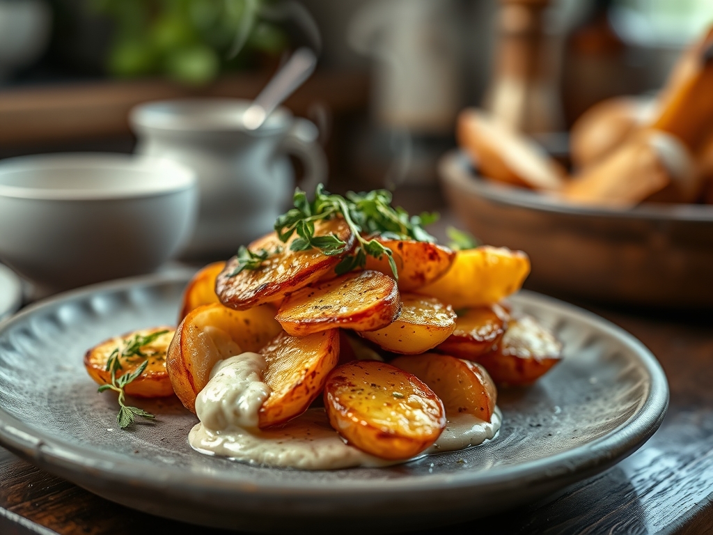 Patatas alioli caseras