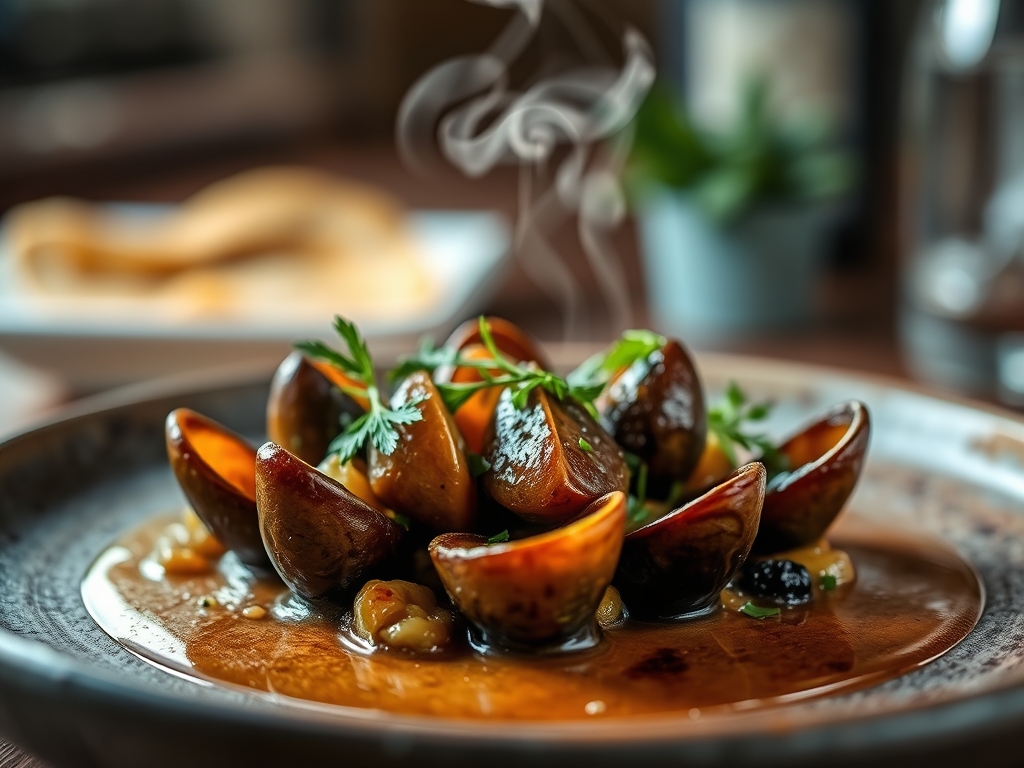 Peras al vino de Oporto