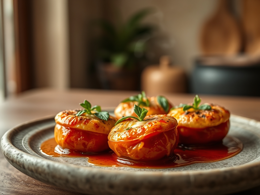 Tomates rellenos de atún