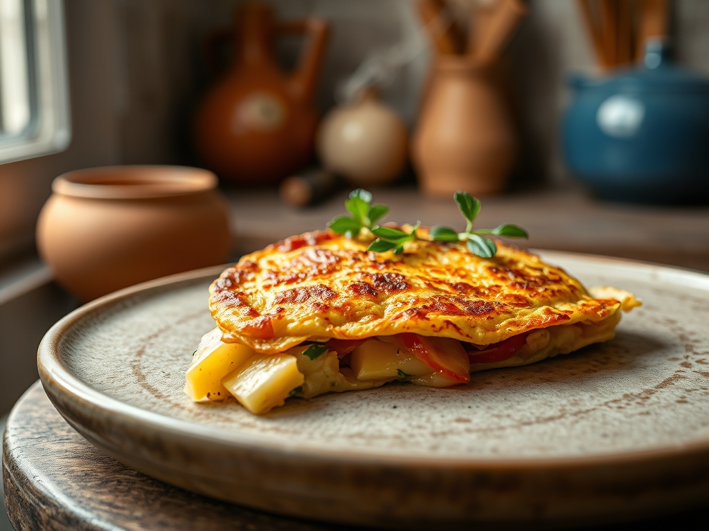 Tortilla de calabacín