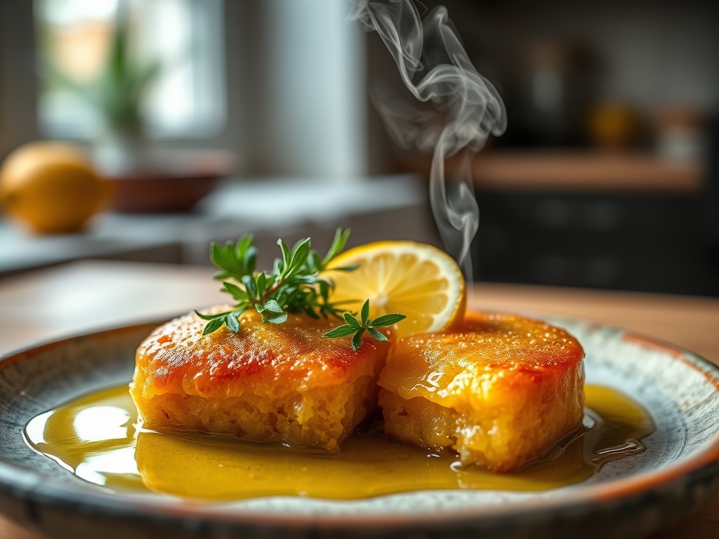 Bizcocho de limón y aceite