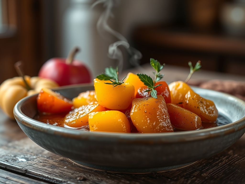 Compota de frutas de invierno