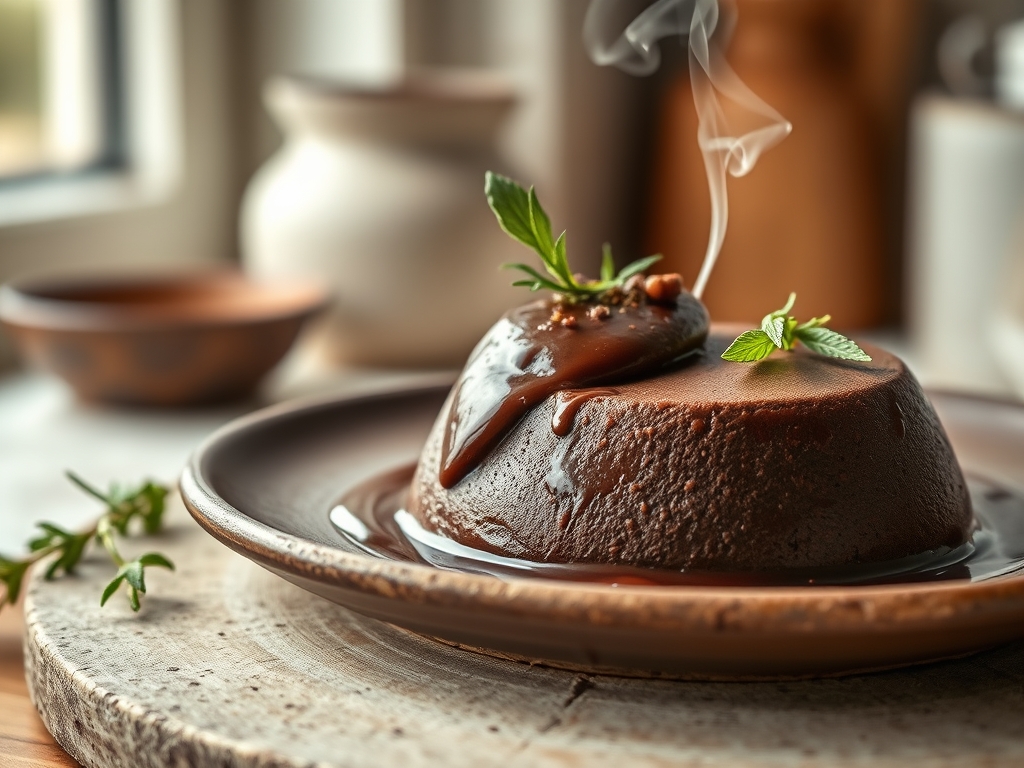 Mousse de chocolate negro